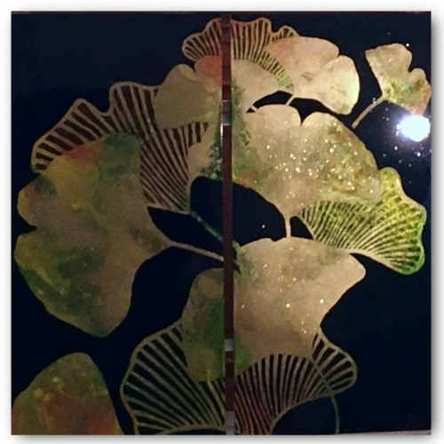 EMERALD GOLD SILHOUETTES